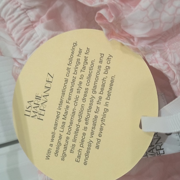 NWT boho Discontinued Lisa Marie Hernandez Dress 3X off shoulders NWT 💯 cotton - Picture 6 of 7